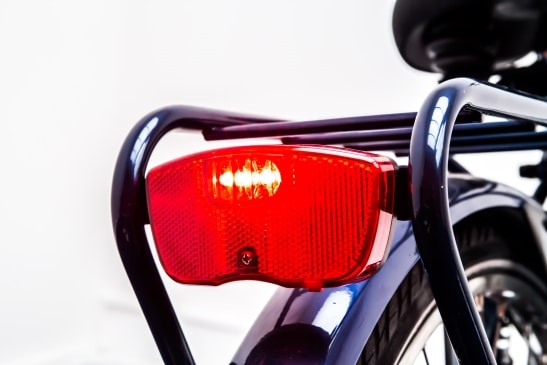 Safety light city bike rental